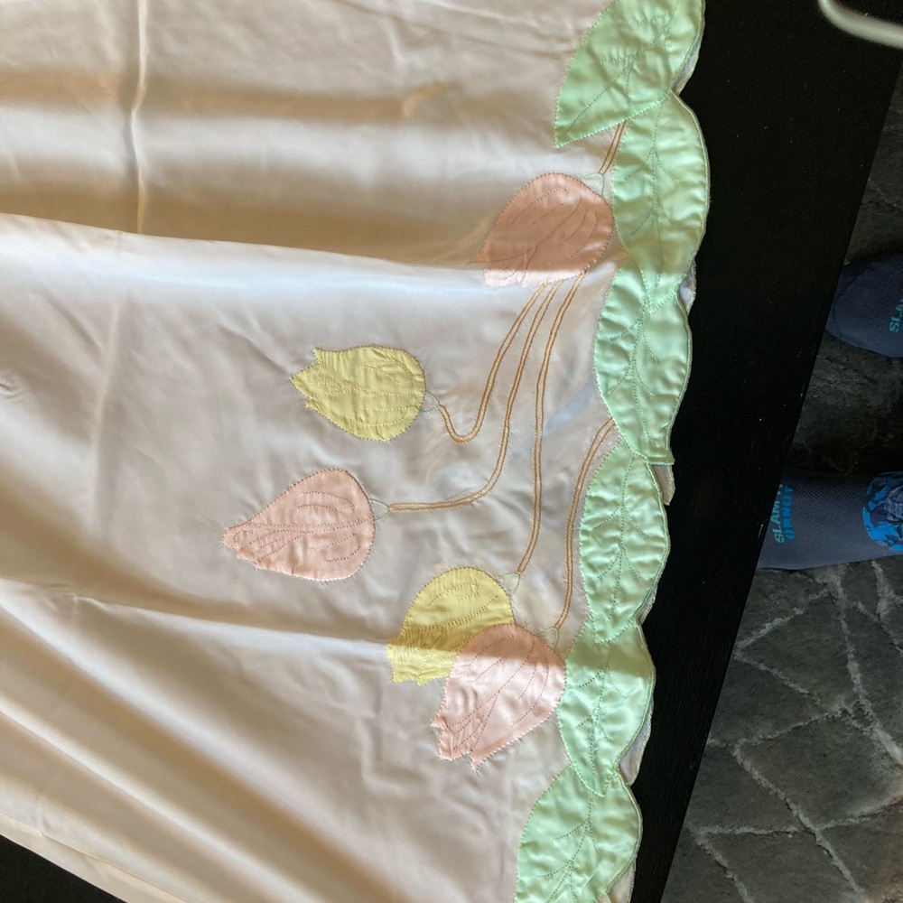 Odette Barsa hand embroidered slip NWT